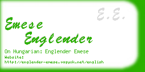 emese englender business card